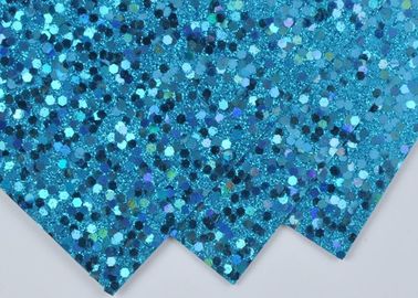 Trung Quốc Ánh sáng màu xanh lấp lánh Glitter giấy, tường trang trí màu tùy chỉnh Glitter giấy nhà cung cấp