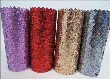 Trung Quốc Sparkle Mixed Glitter vải Sheets, Pu da đa màu Glitter vải nhà cung cấp