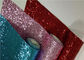 Chunky da Wallpaper Glitter Chất liệu Vải PU Backing Đối với thẻ Làm nhà cung cấp