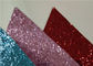 Chunky da Wallpaper Glitter Chất liệu Vải PU Backing Đối với thẻ Làm nhà cung cấp