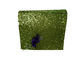 Ánh sáng màu xanh lá cây mờ long lanh Chunky vải 0.55mm độ dày cho giày và hình nền nhà cung cấp