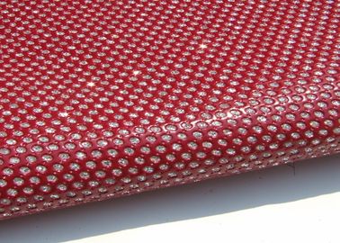 Trung Quốc Bright Alcantara đục lỗ vải, PU gương da đục lỗ vải Polyester nhà phân phối